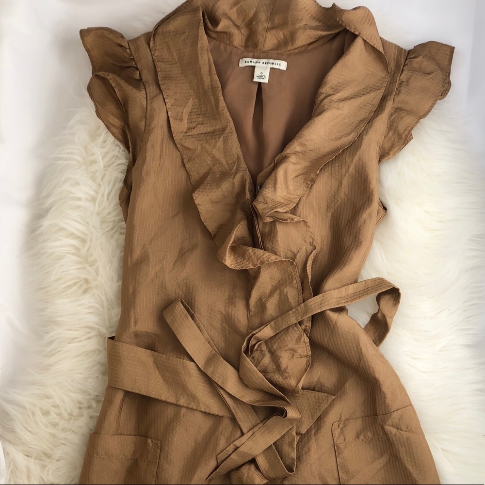 BR Gold button down dress